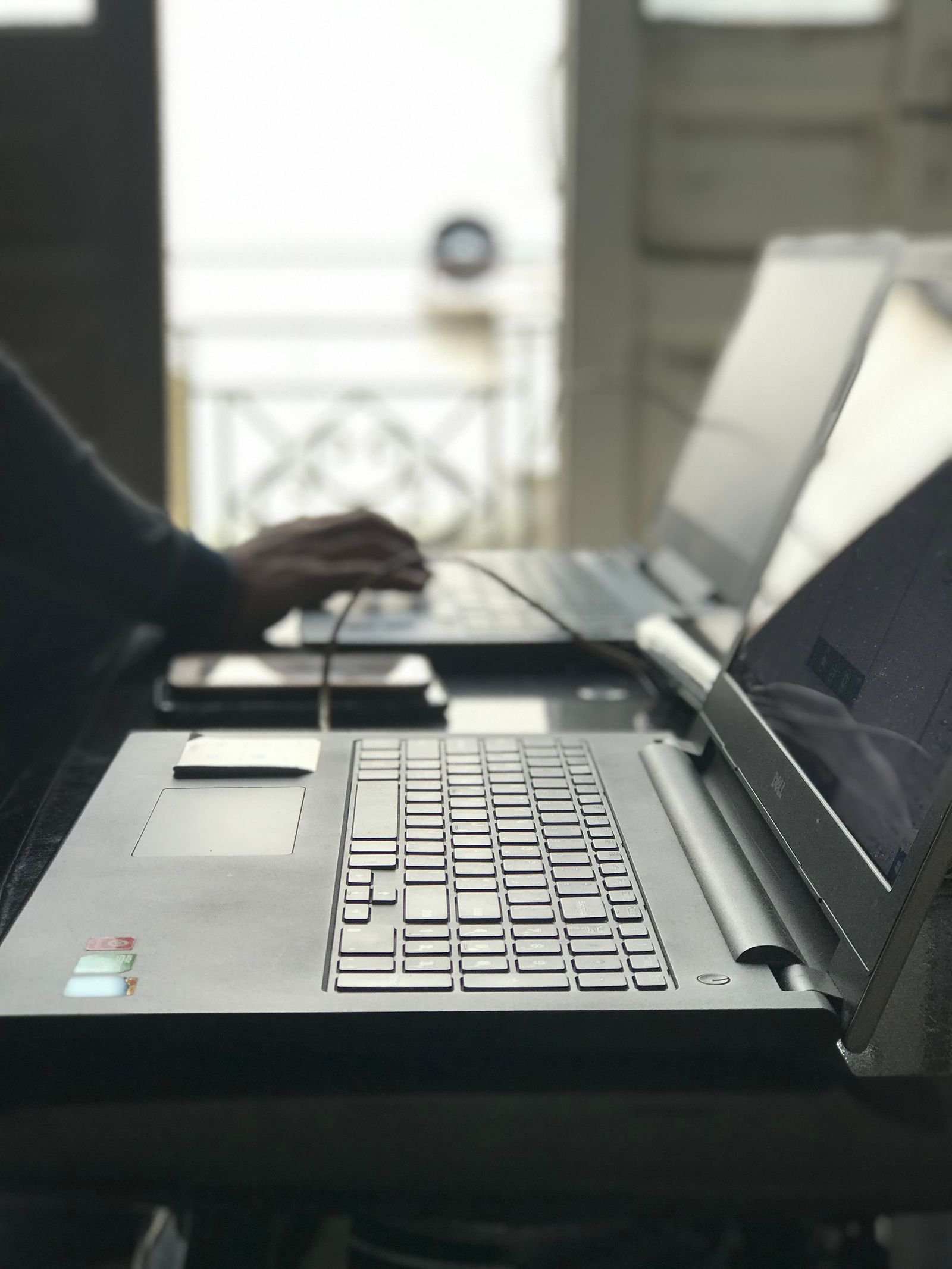Person working on laptop after making their laptop fast again