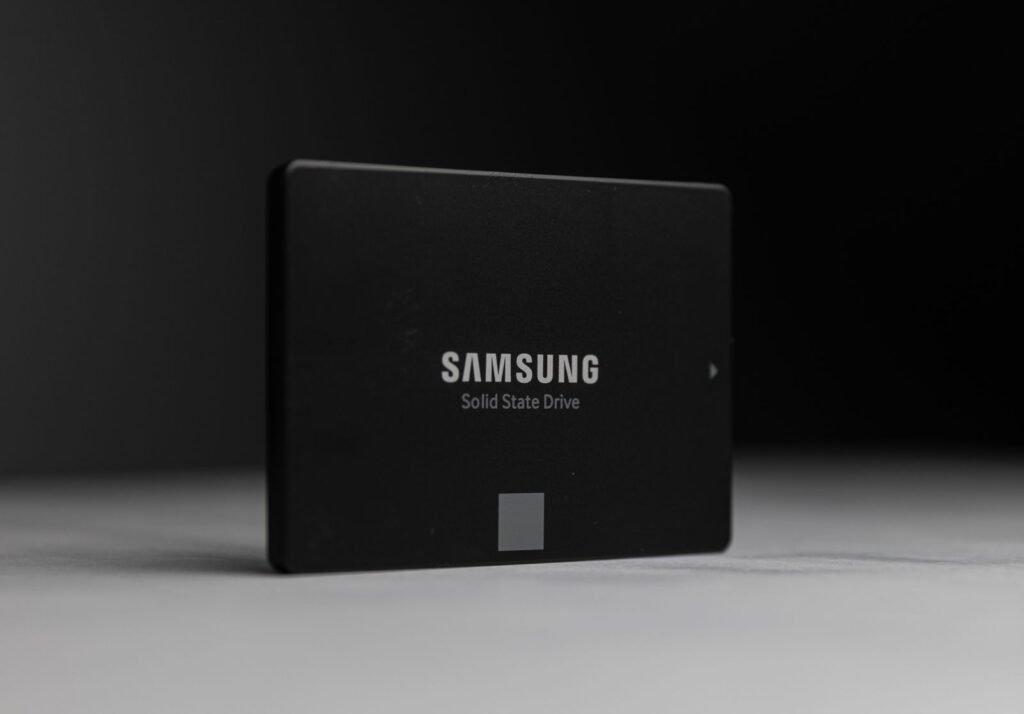 A modern solid state drive, the upgrade that makes a slow PC fast again