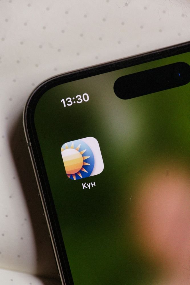 close up of smartphone display showing app icons