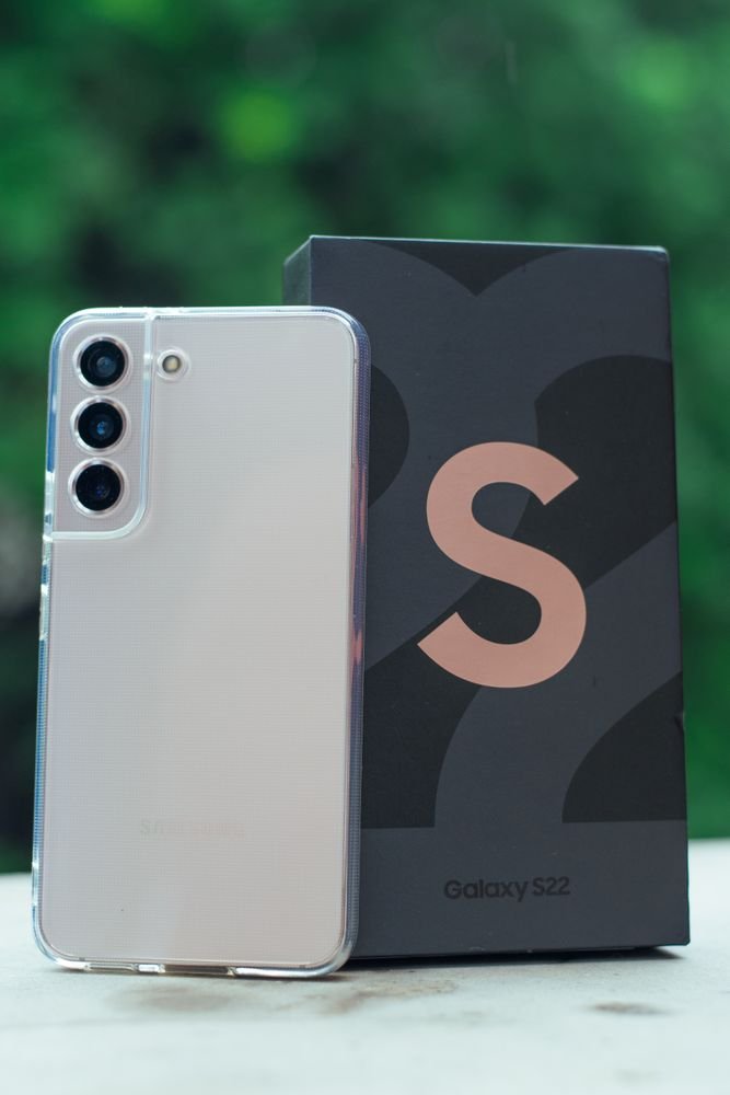 close up of a samsung galaxy smartphone